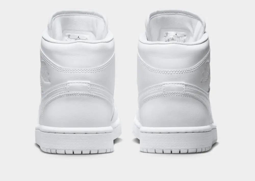 Jordan Air 1 Mid "Triple White" Women's 