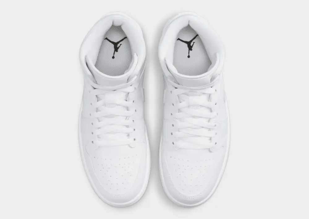 Jordan Air 1 Mid "Triple White" Women's 